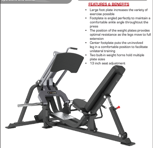 TKO Signature Plate Loaded- Squat Press