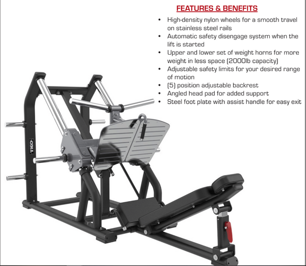 TKO Signature Plate Loaded- Linear Leg Press